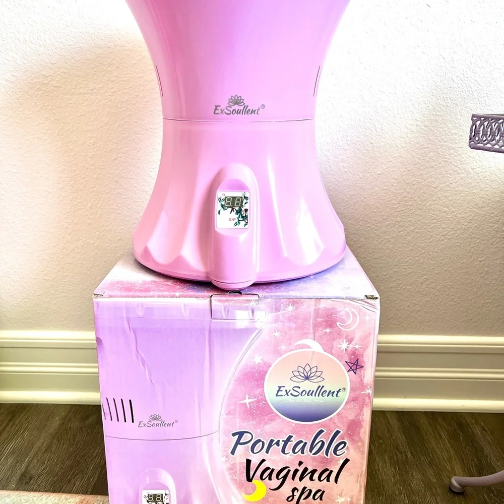 Electric Yoni Steam Seat & Spa Kit with 2 OZ Organic Yoni Steam Herbs